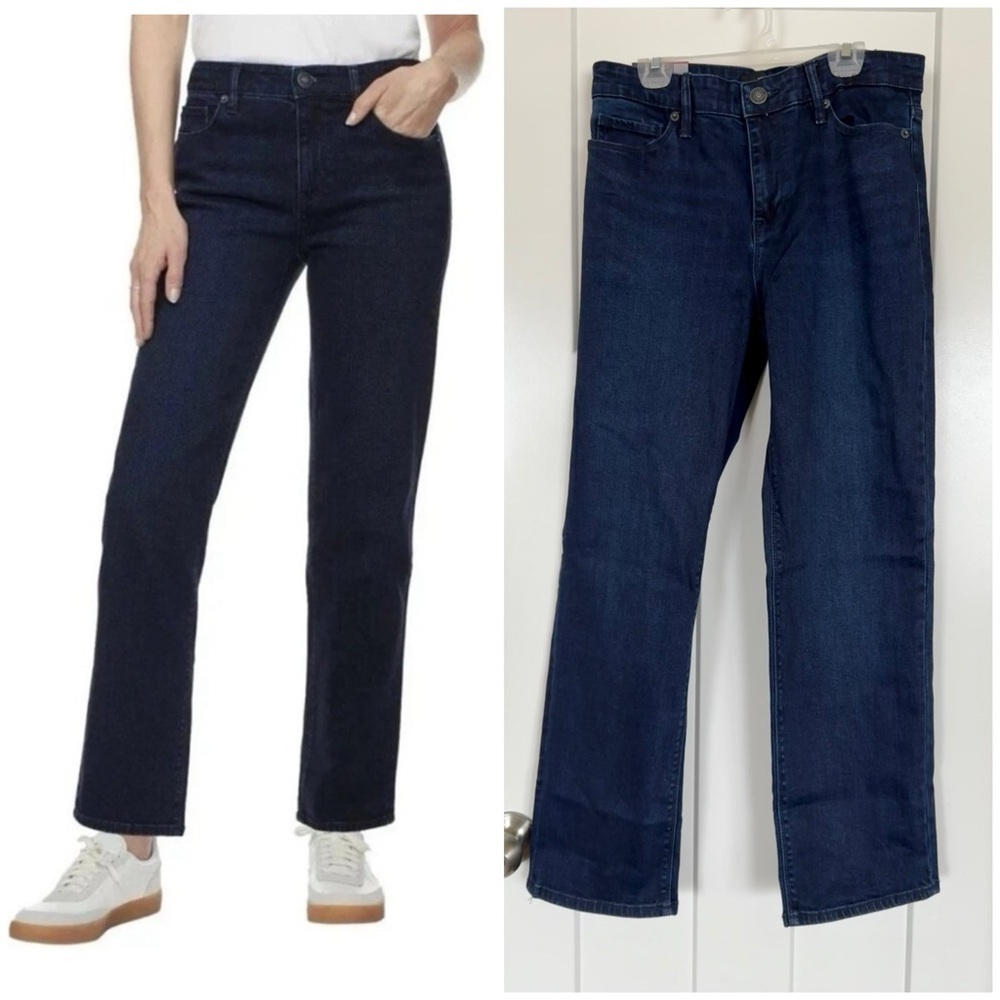 Hudson Los Angeles Straight-Leg Dark Wash Jeans | Size 8 (29) | NWT